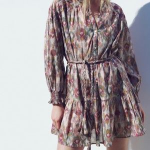 Zara mini dress multicolored